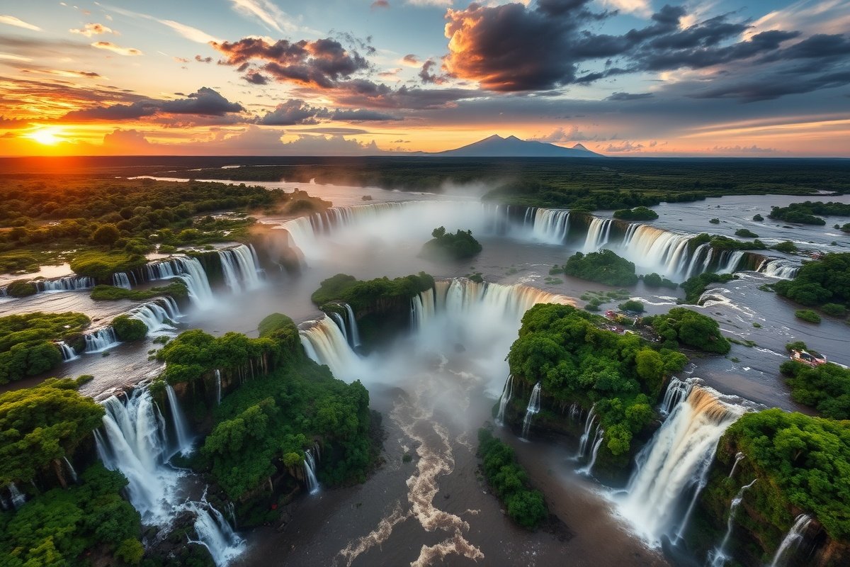 Cataratas del Iguazú - Vista Aérea